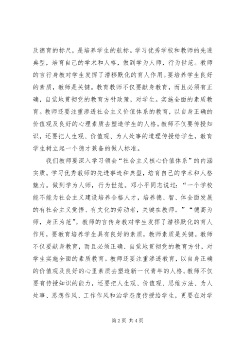 学习社会主义核心价值观的心得体会 (3).docx