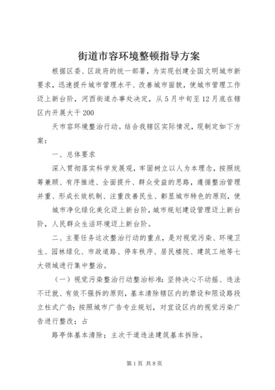 街道市容环境整顿指导方案.docx