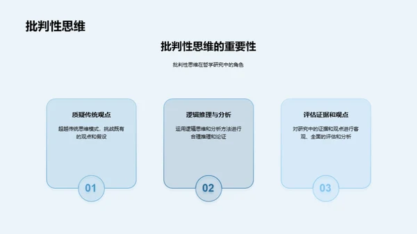 哲学研究深度解析