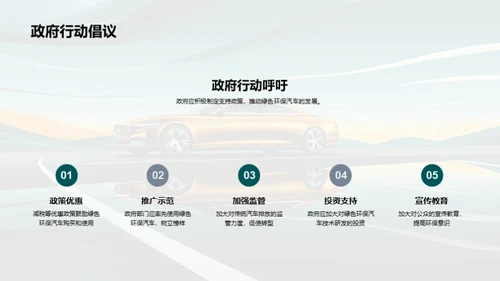 绿色汽车，环保未来