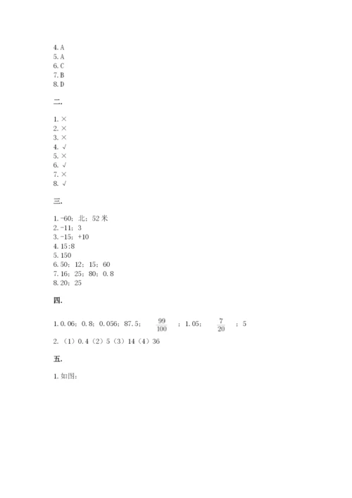 西师大版数学小升初模拟试卷及完整答案【精选题】.docx