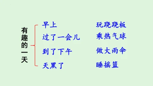 统编版语文二年级下册第四单元复习课件