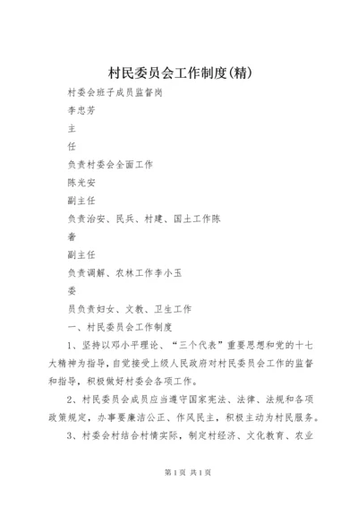 村民委员会工作制度(精).docx