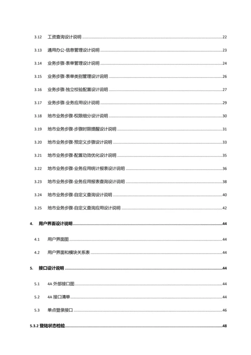 联通业务支撑系统详细设计说明书样本.docx