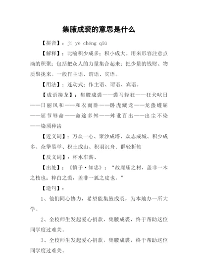 集腋成裘的意思是什么.docx