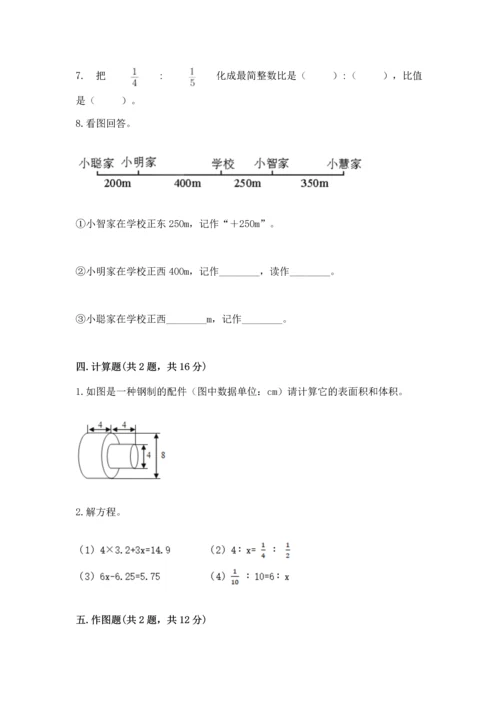 （小升初）六年级下册数学期末测试卷精品含答案.docx