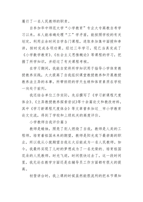 小学教师自我评价（10篇）.docx