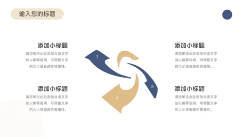 蓝金简洁创业融资计划书PPT模板