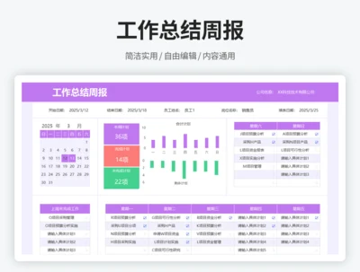 工作总结周报