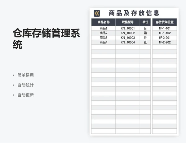 仓库存储管理系统