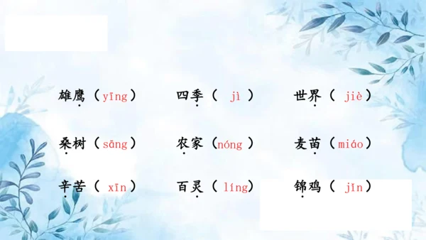 部编版语文二年级上册第二单元复习课件