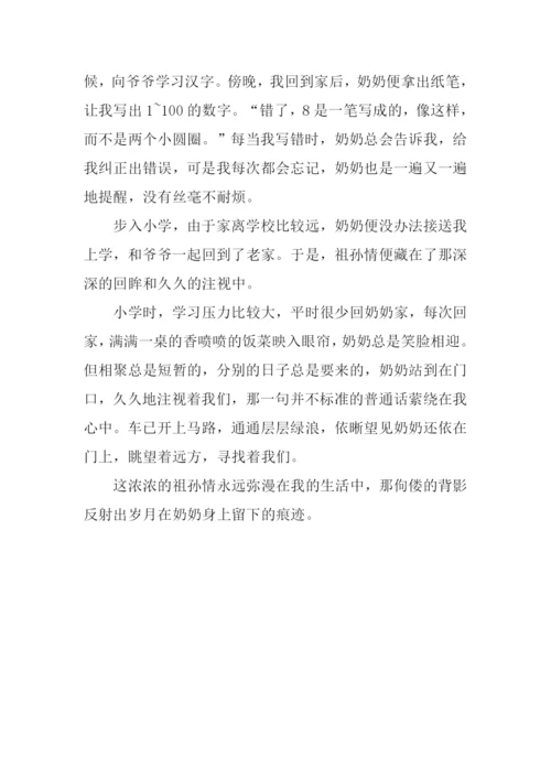 奶奶对我的爱作文-1.docx