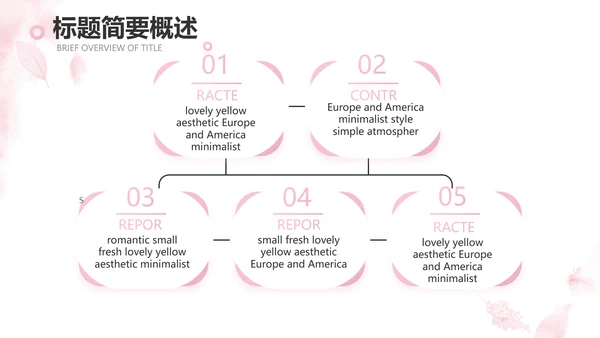 粉色极简水彩风班主任述职报告PPT动态模板