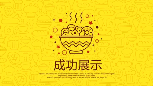 美食餐饮动态PPT模板