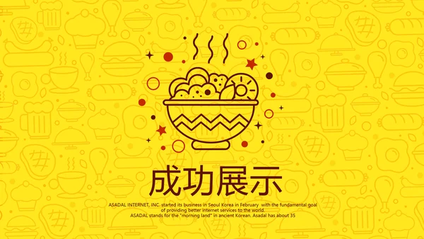 美食餐饮动态PPT模板