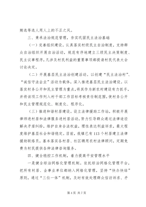 乡镇年度“法治政府建设”工作总结.docx