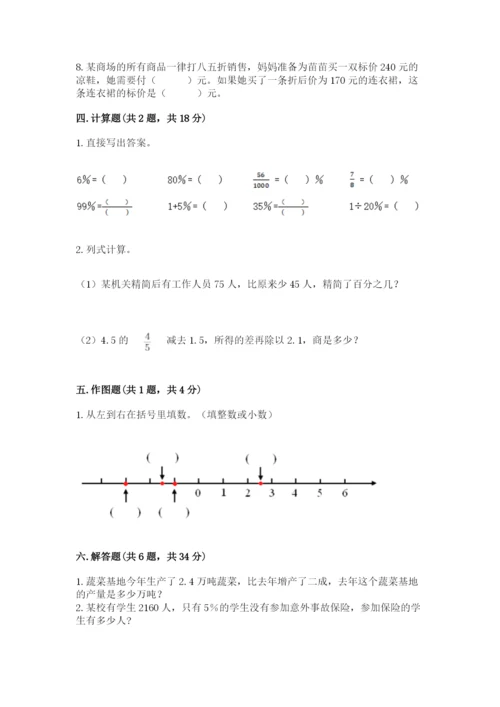 北京版小学六年级下册数学期末综合素养测试卷精品【达标题】.docx