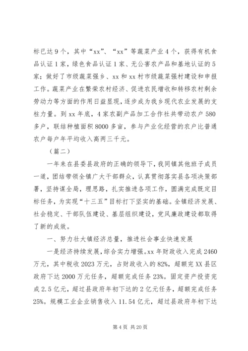 乡长述职报告三篇.docx