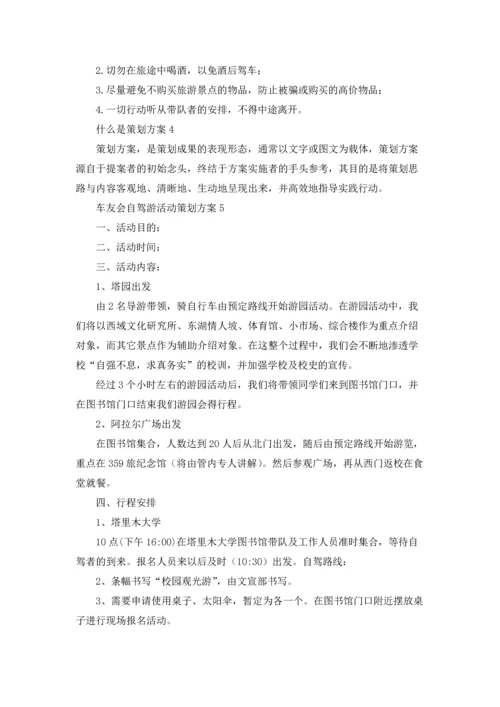 车友会自驾游活动策划方案.docx