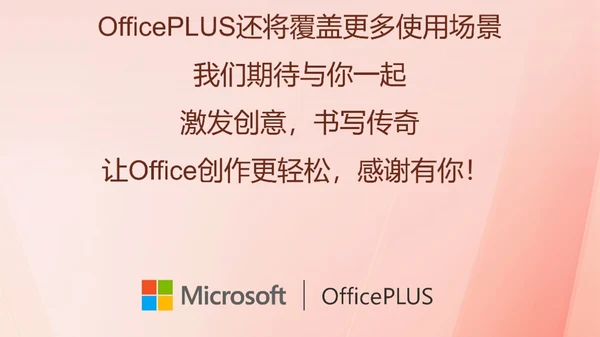 OfficePLUS 2023年终总结-PPT海报版