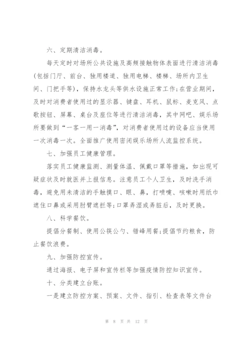 2022年公共场所疫情防控应急预案模板.docx