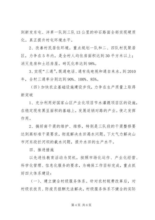 社会主义新农村规划[某村建设社会主义新农村十一五规划].docx