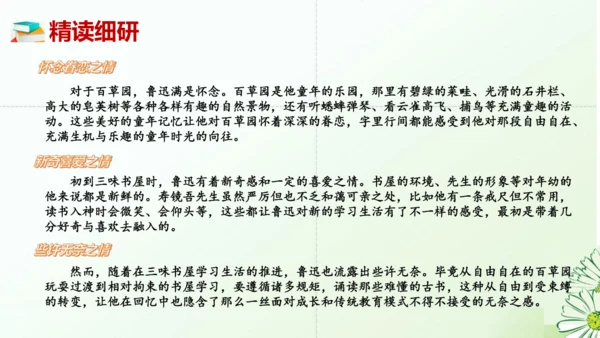 七年级语文上册第三单元整本书阅读《朝花夕拾》课件