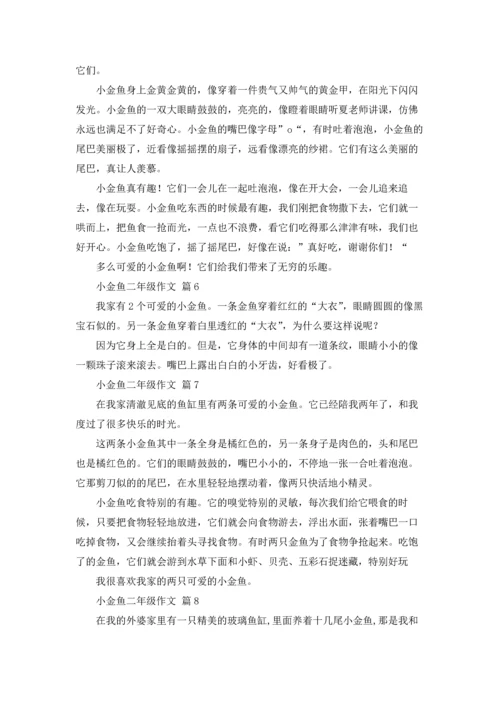 有关小金鱼二年级作文锦集八篇.docx