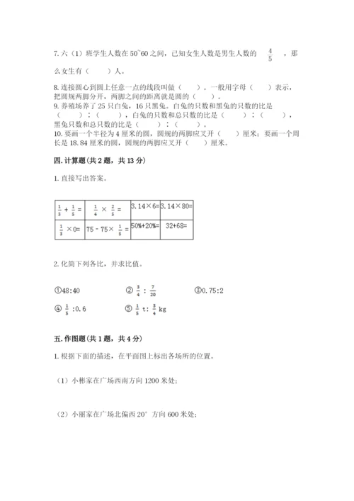2022六年级上册数学期末测试卷【易错题】.docx