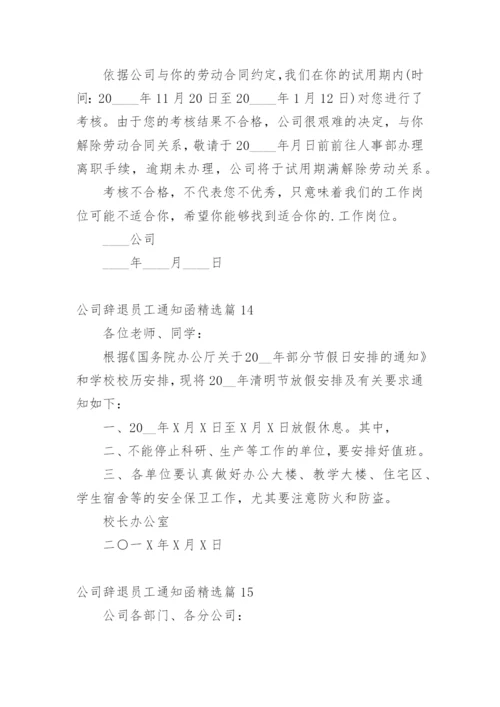 公司辞退员工通知函.docx