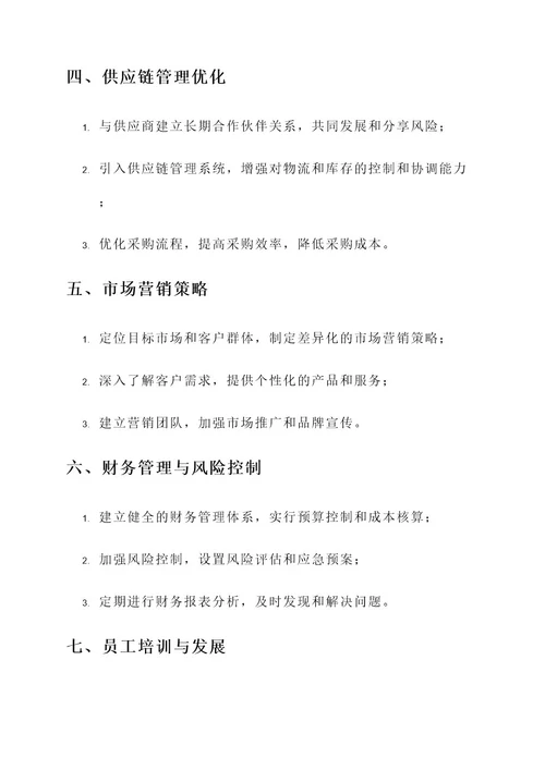 公司运营管理方案