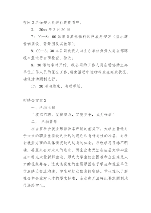 招聘会方案.docx