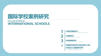 国际学校案例研究报告通用PPT模板