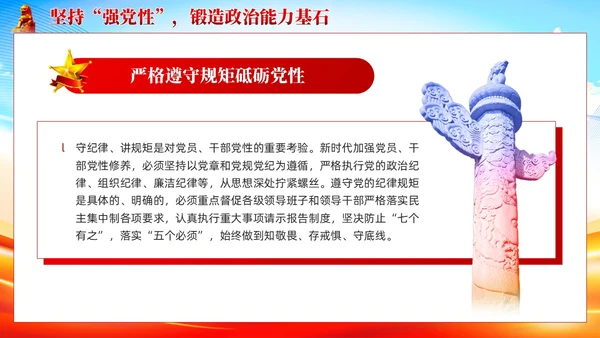 第二批主题教育着力提升政治能力含讲稿课件PPT党建