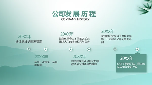 蓝色中国风法律案例分析动态PPT模板