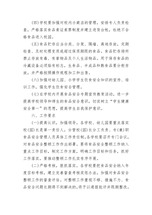 学校食品安全宣传周活动方案(5篇).docx