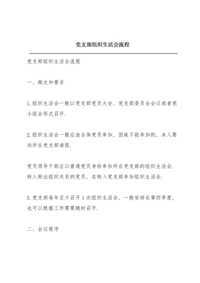 党支部组织生活会流程.docx