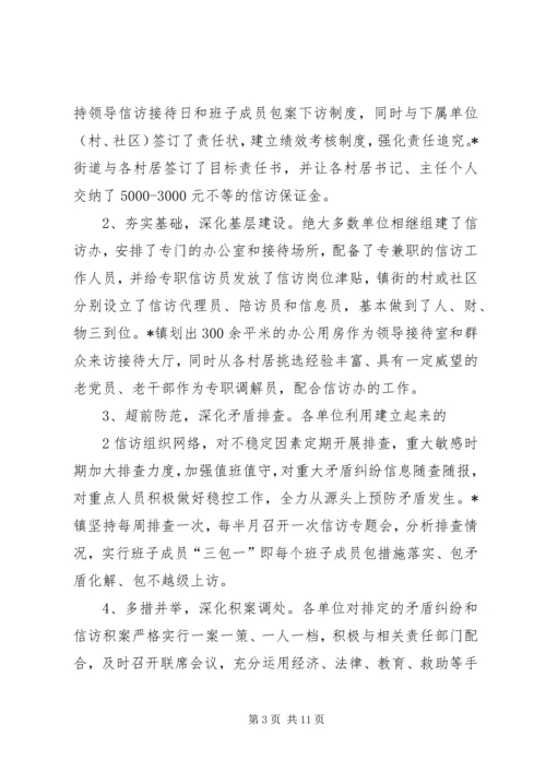 关于国庆期间信访稳定工作开展情况的督查专报.docx