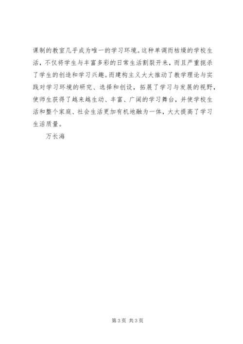 学习建构主义学习理论的心得体会.docx