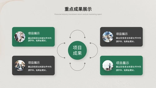绿色简约清新商务工作总结工作汇报工作计划述职报告ppt模板