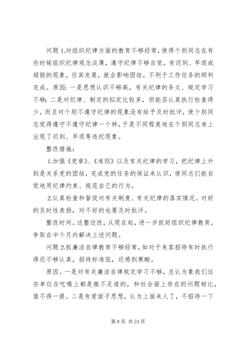 党性分析和整改措施2.docx