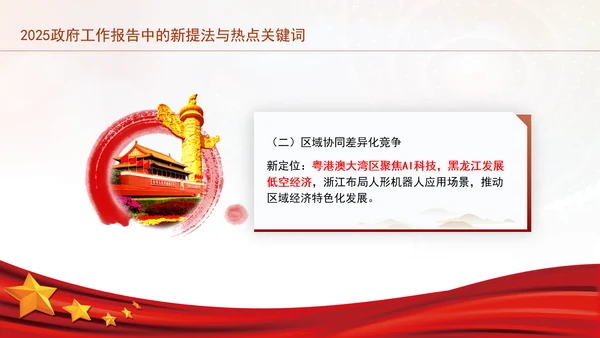 2025年全国两会政府工作报告中的新提法与热点关键词ppt