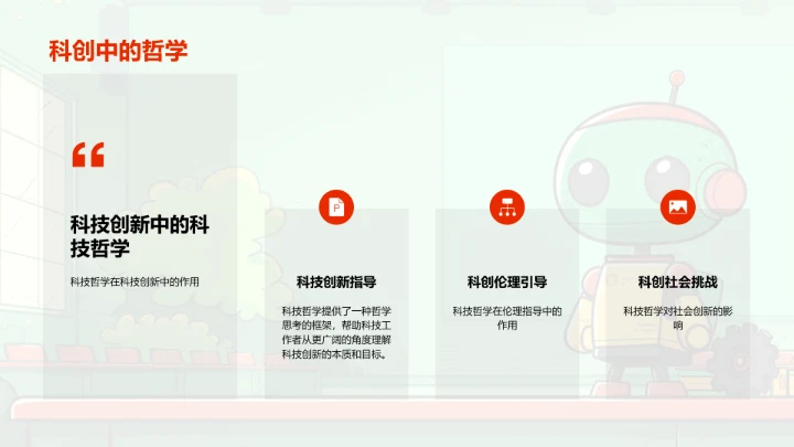 科技哲学讲座PPT模板