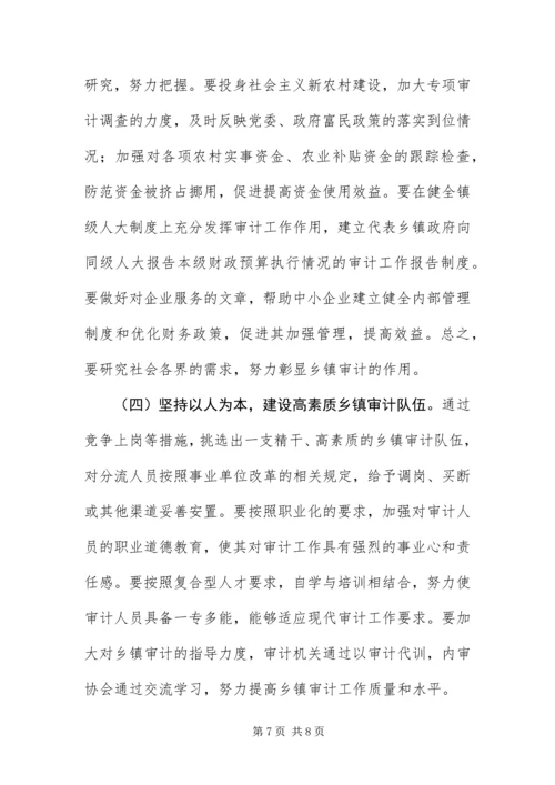 乡镇审计科学发展观的调研报告.docx