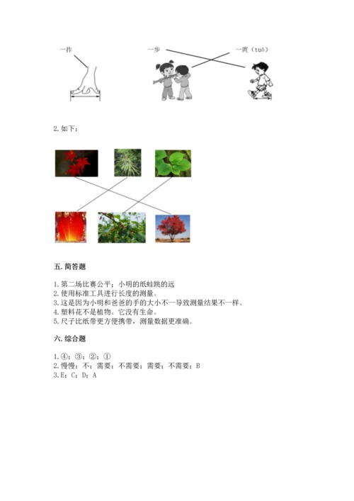 教科版一年级上册科学期末测试卷新版.docx