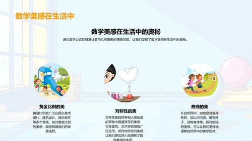 高中数学实用与美学PPT模板
