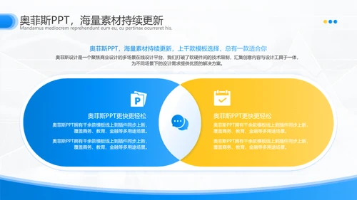 简约风蓝白复盘咨询报告通用