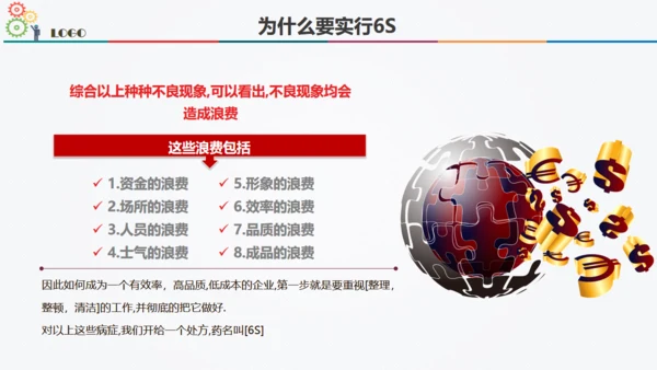 6S现场管理方法与技巧通用PPT模板
