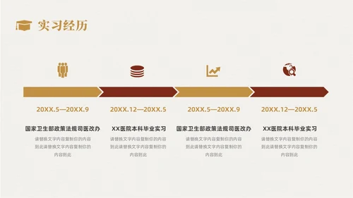 复古简约风研究生复试汇报个人简历自我介绍述职报告ppt模板