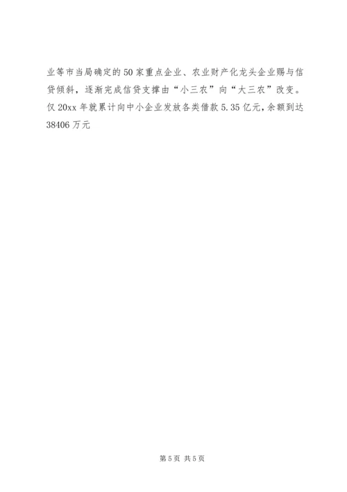 信用社支农促农经验材料 (2).docx